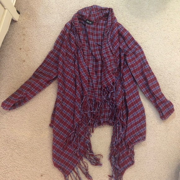 Fabrik flannel poncho - Picture 1 of 1